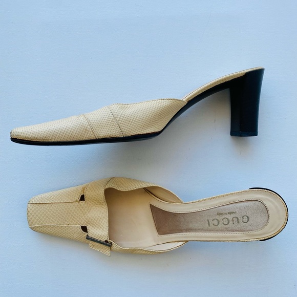 GUCCI Cream Mules - Picture 2 of 5
